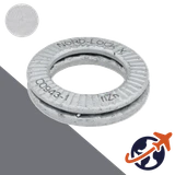 Conical X-Series,Nord-Lock Steel Zinc Flake,Wedge Dual-Lock NLX