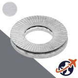 Conical X-Series OVERSIZED,Nord-Lock Steel Zinc Flake,Wedge Dual-Lock NLXsp