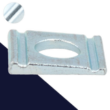 DIN 434 Square 8% Taper Washers - Steel Zinc