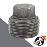 British External Hex Drive Plug,DIN 909,Class 5.8 Steel