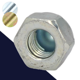 Locking Acorn Nut Fuji,Steel, Zinc Plated,All Metal Lock