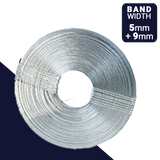 Smooth Banding,5mm & 9mm Width,W1 Galvanized Steel