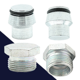 Metric Compression Plug,Female + Male,24 Degree Sealing Surface