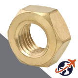 Hex Nut Coarse Thread,DIN 934,Brass