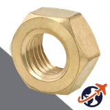 Hex Nut Coarse Thread,DIN 934,Brass