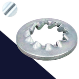 Serrated Internal Lock Washer,Spring Steel, Zinc,Type JZC