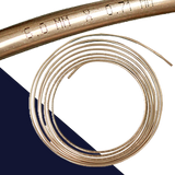 Metric Brake Line Tubing,25' Long Coil Roll,Copper-Nickel