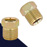 1/2-20" Brake Line End,Inverted Flare,For 5/16" Tubing