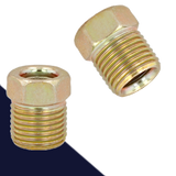 7/16-24" Brake Line End Inverted Flare For 1/4" Tubing