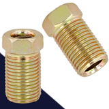 7/16-24" Brake Line End Long, Inverted Flare For 1/4" Tubing 7/16-24" Brake Line End Long, Inverted Flare For 1/4" Tubing