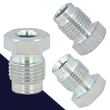 M10X1.0 Brake End,Double + Bubble Flare,4.75mm Line, Steel