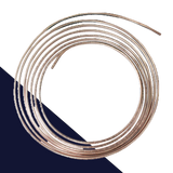 Inch Brake Line Tubing,25' Long Coil Roll,Copper-Nickel or Stainless