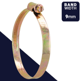 Norma TORRO/GEMI Clamp,W2 Stainless 9mm Band, Slotted,ADD OIL BEFORE INSTALL