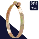 Norma TORRO/GEMI Clamp,W2 Stainless 9mm Band, Slotted,ADD OIL BEFORE INSTALL