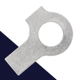 Washer + Double Tab,Stainless Steel,DIN 463