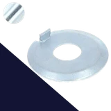Conical External Tab Washer,Zinc Plated Steel,DIN 432