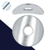 Curved Plate Turtle Washer Zinc Plated Steel
