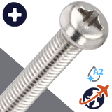 M4X0.75 Ex Coarse Retired JIS Pan Head - Stainless JIS B-1111