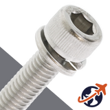 M6X1.0 Socket Head SEMS LW - Stainless