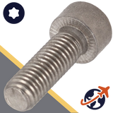 M8 Serrated Torx Socket Head Stainless Steel, ISO 14579 M8 Serrated Torx Socket Head Stainless Steel, ISO 14579