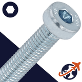 M10X1.5 Low Socket Head - Steel 8.8 Zinc M10X1.5 Low Socket Head - Steel 8.8 Zinc