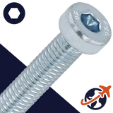 M6X1.0 Low Socket Head - Steel 8.8 Zinc M6X1.0 Low Socket Head - Steel 8.8 Zinc