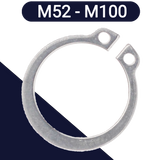 M52 - M100 External Retaining Ring - Stainless DIN 471