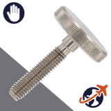 M10X1.5 Thumb Screw,A1 Stainless Steel,DIN 653