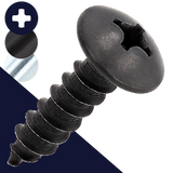 6.3 Truss Phillips Tapping,Steel + Black Oxide,General Use
