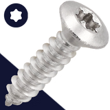 M4.8 TORX Oval Tapping,Stainless Steel,ISO 14587