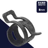 Clamp Full Tab Constant Tension 9mm - 12.5mm, 8mm Band