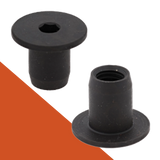 Low Profile Sleeve Nut,Stainless + Black Oxide,Allen Socket Drive