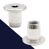 Low Profile Sleeve Nut,Allen Socket Drive,Stainless Steel A1