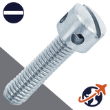 M5X0.8 Slotted Capstan Screw - Steel 5.8 DIN 404