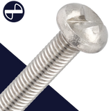 M5 One-Way Pan Head,Stainless Steel A2,Permanent Security Screw