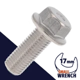 M12X1.25 Ex Fine JIS Flange,Stainless Steel,JIS B-1189 / 17mm Wrench