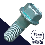 M14X1.25 Fine Flange Bolt,Steel Class 10.9 Geomet,Special OEM / 19mm Wrench