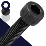 M12 Socket Head Bolt,Steel Class 12.9 Black,DIN 912