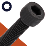 M3 Socket Head Bolt,Stainless + Black Oxide,DIN 912