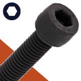 M6 Socket Head Bolt,Stainless + Black Oxide,DIN 912