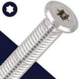 M8 Ultra Low Torx,Stainless Steel A2,Reduced Head Profile