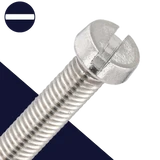 M4 Slotted Cheese Head,Stainless Steel A2,DIN 84