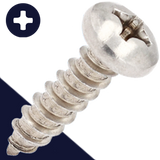 M4.8 Pan Phillips Tapping,Stainless Steel A2,DIN 7981-C