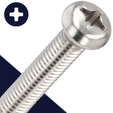M3X0.5 Small Pan Head Phillips,Stainless Steel A2,JIS B-1111