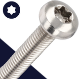 M4X0.7 Torx Pan Head,Stainless Steel A2,ISO 14583