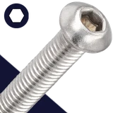 M3 Button Socket Head,Stainless Steel A2,ISO 7380-1