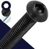 M5 Button Socket Head,Steel Class 10.9,ISO 7380-1