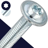 M4 Torx Button Flange,Steel Class 10.9 Zinc,ISO 7380-2 TX