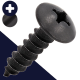4.8 Truss Phillips Tapping,Steel + Black Oxide,General Use