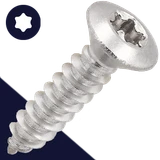 M4.2 TORX Oval Tapping,Stainless Steel,ISO 14587